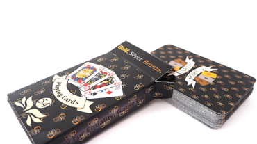 GSB speelkaarten zwarte achterkant Signature ontwerp