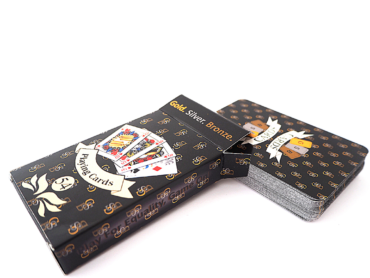GSB Playing Cards Single Black pack Signature design